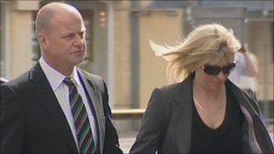 Richard and Stacey Kremer arriving at the inquest