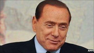 Italian Prime Minister Silvio Berlusconi, 13 April 2011.