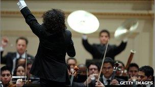 Simon Bolivar Symphony Orchestra, conducted by Gustavo Dudamel