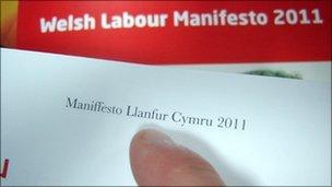 A typo in Welsh Labour's Welsh-language manifesto