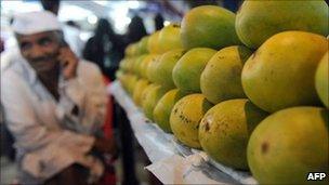 Mango stall in India