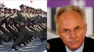 North Korean military and Sven-Goran Eriksson
