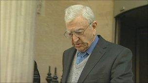 Bryan Davis leaving Bristol Crown Court