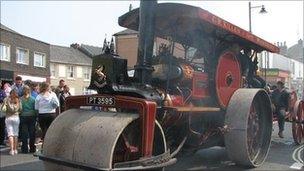 Steam parade on Trevithick Day