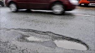 Pothole - generic image