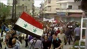 Anti-government protests in Homs, Syria (6 May 2011)