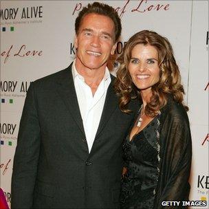 Arnold Schwarzenegger and Maria Shriver. File photo