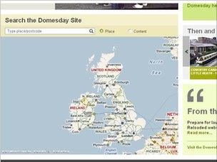 Domesday Reloaded website