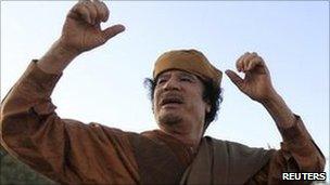 Col Muammar Gaddafi. Photo: April 2011