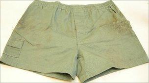 Shorts from Cooper's bedroom