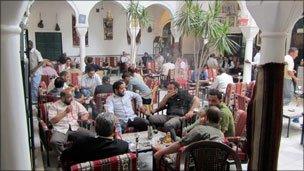 A cafe in Tripoli