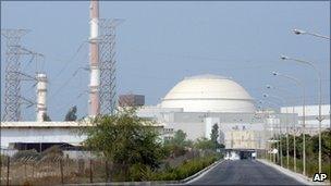 Iran's Bushehr nuclear power plant (file image from August 2010)