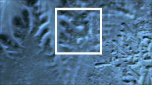 satellite image of pyramid