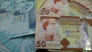 Libyan banknotes
