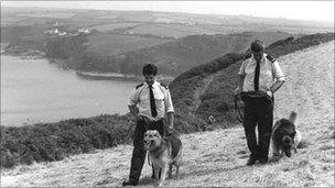 Police carrying out searches after the Pembrokeshire murders