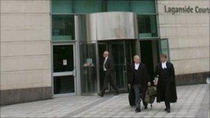 Solicitors exiting court