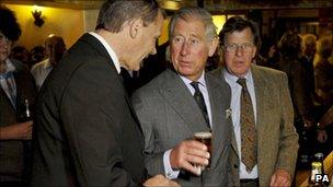 Prince Charles in Stourpaine