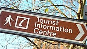 Tourist Information Centre sign