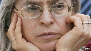 Russian journalist Anna Politkovskaya, image from March 2005