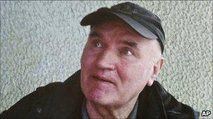 Ratko Mladic pictured after his arrest