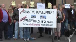 Bangor protesters
