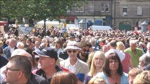 Edinburgh Jazz and Blues Festival crowd