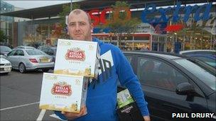 Tesco mistake leads to beer rush