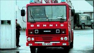 A generic photo of a fire engine