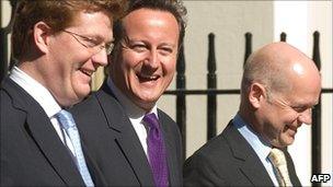 Danny Alexander, David Cameron, William Hague