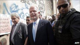 William Hague in Benghazi