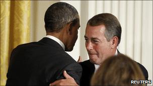 President Barack Obama and House Speaker John Boehner in May