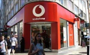 Vodafone store, UK