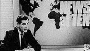 Burnet in the early days of News at Ten