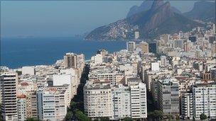Rio de Janeiro cityscape of buildings