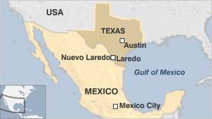 Nuevo Laredo Mexico Map Texas Warns Us Tourists Against Travel To Nuevo Laredo - Bbc News