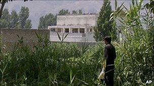 Osama Bin Laden's home in Abbottabad