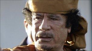 Muammar Gaddafi (April 2011 picture)