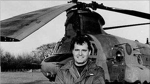 Flight Lieutenant Rick Cook died in the Chinook helicopter crash in 1994