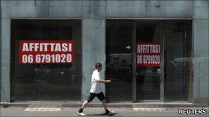 Shops for rent in Rome (13 July 2011)