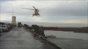 Rescue at Seahouses