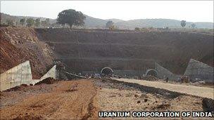Uranium mine at Tummalapale