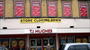 TJ Hughes closures Firm to shut 12 more stores BBC News