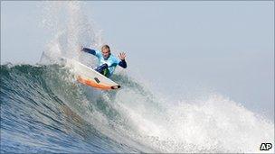 Surfer Adam Melling