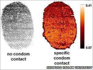 contamination on fingerprints