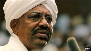 Sudan's President Omar al-Bashir (file image)