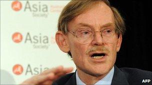 Robert Zoellick at the Asia Society's annual dinner in Sydney