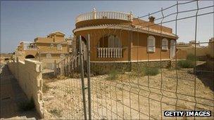 Empty villas in Alicante (file photo)