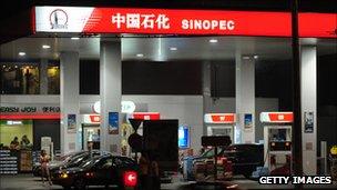 Sinopec petrol station