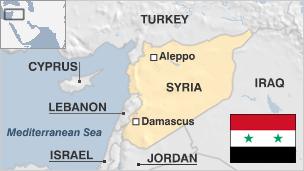 Map of Syria