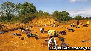 A major excavation has begun at Ham Hill, Somerset - Britain's largest Iron Age hill fort